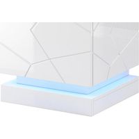 Luz de mesa de noche QIU azul juego de 2 piezas