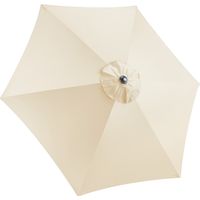 Replacement Parasol Canopy - 2.4m - Cream