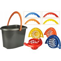Cubo para fregona con escurridor, mezcla de colores, 10 l