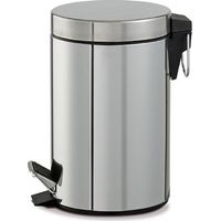 Perfetto 0445 Mülleimer 3 l Rund Edelstahl