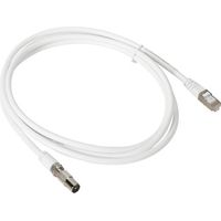 Legrand 413040 Coaxial Cable for Connecting a Legrand TV, with 1 coaxial connector and 1 RJ45 connector, 2 m long