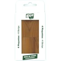 Bois de cèdre Stop mites Kapo Vert (4 plaquettes)
