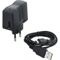 Cargador con USB 200-240V, 5VDC máx. 500mA