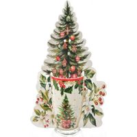 Tazza di natale decorativa in porcellana 350 ml per decorazione natalizia -Shiaccianoci