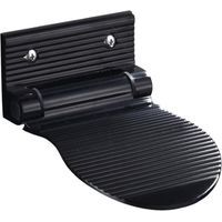 SHINING HOUSE Repose-pieds de douche antidérapant en aluminium, pédale de douche de salle de bain, repose-pied de rasage pour douche, repose-pieds pliable robuste, repose-pieds avec vis de fixation