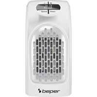 Beper Ri.201 Pocket Heater Mini Termoventilatore per Piccoli Ambienti, Elementi in Ceramica, 2 Velocità, Temperatura 15° - 32° C, 350W - Nero