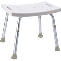 Sapho Accessori Ridder - Sedia regolabile in altezza, bianca A00601101
