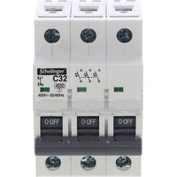 Interruttore automatico 3P C 32A 6kA AC Schelinger A02-G7-3P-C32