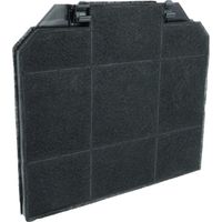 vhbw 1x Filtre à charbon actif compatible avec Franke Brick FDB 7078 XS, Brick FDB 6078 XS hotte aspirante - 26,5 x 23,5 x 1,5 cm