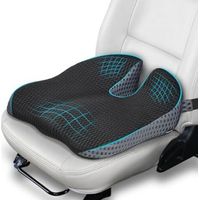 Pair Coussin Voiture Conducteur - Coussin Siège Voiture Rehausseur Adulte en Mousse Mémoire - Coussin Chaise Bureau Anti-Glissant pour Voiture/Bureau/Camion