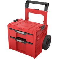 Toolbrothers RHINO L Drawer 2 Cart Plus ULTRA - Mallette à outils mobile à tiroirs 9,5 l 12 l avec double poignée télescopique