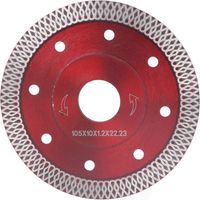 Lame de Scie Diamantée, Coupe de Carreaux de Porcelaine en Céramique Granit Marbre Brique Meulage Polissage 4in pour Couper des Carreaux de Porcelaine Céramique Granit(rouge)