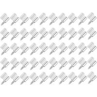 50 Pièces Vis Autotaraudeuses Support,Consoles Pour Etagères,Self-Tapping Screws Cabinet Laminate Support,Utilisé Pour Les Etagères en Verre Etc