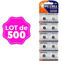 500 Piles Bouton AG3 Super Alcaline 1.5V Kodak