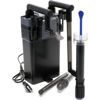 Sunsun – Filtre suspendu pour aquarium jusqu’à 150 litres – Débit 500 l/h – Consommation 6 W – Installation facile et personnalisable