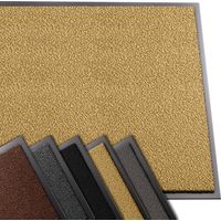 Vounot – Tapis de porte rectangulaire 90x120cm – Antidérapant en polypropylène et vinyle – Lavable à 30° – Beige pour entrée et balcon