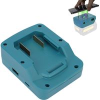 GARRYFIZH Chargeur batterie et adaptateur sans fil - Compatible PARKSIDE X20V TEAM PAP20A1 etc. - Ports Type C et USB DC