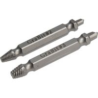 BOA Grabit 2-Piece Screw & Bolt Extractor Set - Hardened Steel, Multi-Material