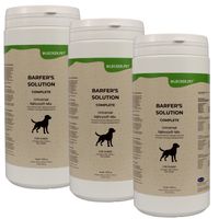3 x 1 kg de Lecker.Pet® Barfer's Solution Complete Universal Nutritional Mix en poudre pour chiens