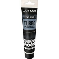 Adesivo polimerico elastico rapido “Fija + Plus Turbo” per interni ed esterni, bianco (150g)
