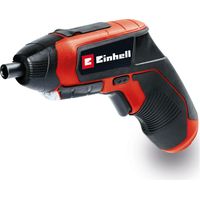 Einhell Akkuschrauber TE-SD 3,6/1 Li (Li-Ion, 3.6 V, 4.5 Nm Drehmoment, Micro-USB-Lader, Magnetbithalterung, LED-Beleuchtung, Softgrip, inkl. 10-teiliges Bit-Set)