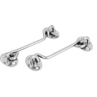8 pièces 4'' Lange Edelstahl Kabinenhaken Eye Catch Shed