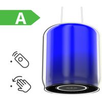 Firegas – Hotte îlot centrale 450 m³/h – 9 vitesses – Éclairage LED – Classe énergétique A – Installation facile avec accessoires inclus