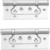 2 charnières en acier inoxydable pour meubles de cuisine, de chambre et d'armoires, disponibles en magasin et pour une utilisation intensive.