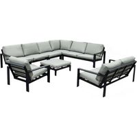 HOME DELUXE - Salón de jardín de aluminio RIO Tamaño: XXL