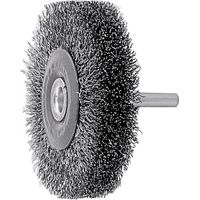 Lessmann Schaft-Rundbürste Stahldraht 0,20 mm, Bürsten-⌀xBesatzbreite: 50X15 mm