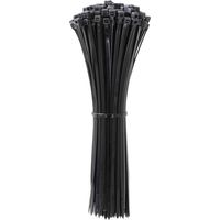 Quadrios 24CA370 24CA370 Fascetta per cavi 450 mm 5.1 mm Nero Stabilizzato ai raggi UV 100 pz.