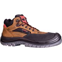 Stivali di sicurezza Sherpa Taglia 44 marrone/rosso S3 EN20345 Pelle