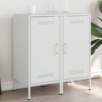 Buffets 2 pcs, Enfilades, Armoires de cuisine blanc 36x39x79 cm acier WFE237408 DESIGN IN