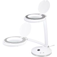 Toolcraft – Lampe loupe de table TO7453173 – Grossissement 1,75x – 30 LEDs – Flux lumineux 450 lm – Dimmable 5 niveaux – Diamètre lentille 102 mm