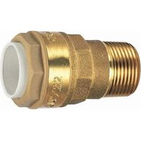 Raccord de robinetterie à clipser 15 mm – Laiton mâle 15x21 (1/2") – Raccord instantané sans soudure – 20 bar entre -20°C et +120°C – Codital