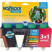 Cône Arrosage Ceramique Aquasolo Vert X4 Blister - Hozelock
