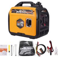 Maxpeedingrods – Groupe électrogène inverter 3.5KW – Générateur silencieux 58dB – Démarrage manuel – Autonomie 7h – Idéal pour camping et secours