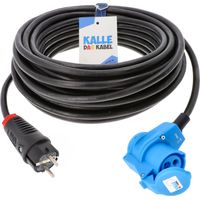 Kalle Adapterkabel Schuko 1,5 mm² auf CEE 230V Winkel IP44 10 Meter