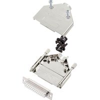 encitech DTPK-M-25-DBS-W-K 6355-8030-13 D-SUB Buchsenleisten-Set 180 ° Polzahl: 25 Lötkelch 1 St.