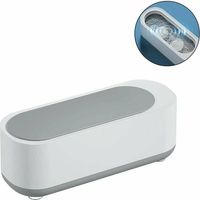 Pulitore a ultrasuoni da 300 ml, pulitore a ultrasuoni, pulitore a ultrasuoni, vassoio a ultrasuoni per protesi dentarie, collane, anelli, orologi, piatti, monete