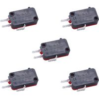 BUNTHAUS RV-16-1C25 Lot de 5 micro-interrupteurs SPDT 16 A 250 V AC