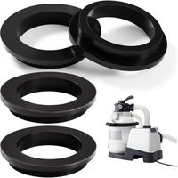 4 Pieces 11412 L Shape Pool Pump O-Rings L Shape Pool O-Ring O-Ring for Swimming Pool, Compatible with Intex 26323CA, 26323EH, 26331CA, 26331EH, 26337EH