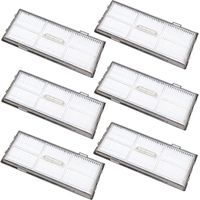 6 Pièces Filtre HEPA Rechange Compatibles pour Roborock S8/S8+/S8 Pro Ultra/S7/S7 MaxV/S7 MaxV Ultra/S7 Max Ultra/S7 Pro Ultra Aspirateur Robot, Kit de Accessoires de Filtre Remplacement