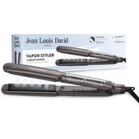 Alisador a vapor Jean Louis David Vapor Styler negro 6 temperaturas 150-235 °C placas de cerámica turmalina