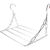 Exterieur Au Dessus du Séchoir De Porte Séchoirs Pliants pour Le Linge Cintre Echarpe Ronde Séchoir à Linge Chaussure Acier Inoxydable Culotte