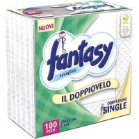 TOVAGLIOLI CARTA IL DOPPIOVELO PZ.100 2 VELI- - cm.33x33 - 30 pezzi FANTASY