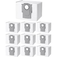 10 sacchetti per la polvere accessori per Xiaomi Roborock S8+/S8 Pro Ultra S7 MaxV Ultra/S7 Pro Ultra/Q7+/Q7 Max+/Q5+/T8, sacchetti per aspirapolvere di ricambio per stazione di aspirapolvere Roborock