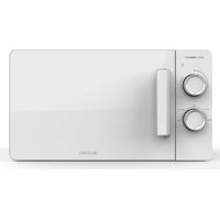 Cecotec – Micro-ondes à poser 20L 700W – 6 niveaux – Technologie 3DWave – Gril halogène 800W – Cavité plate pour plats grands formats