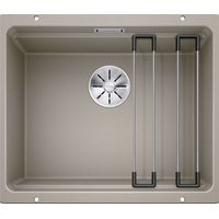 Blanco Etagon 500 - Silgranitspüle, 53x46 cm, mit Schienen, Tartufo 522234