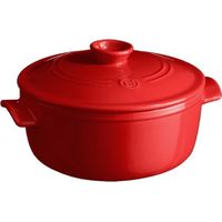 Casseruola Media Tonda 4L Emile Henry Rosso Grand Cru - EH344540